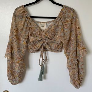 NWT Style Rack boho crop top